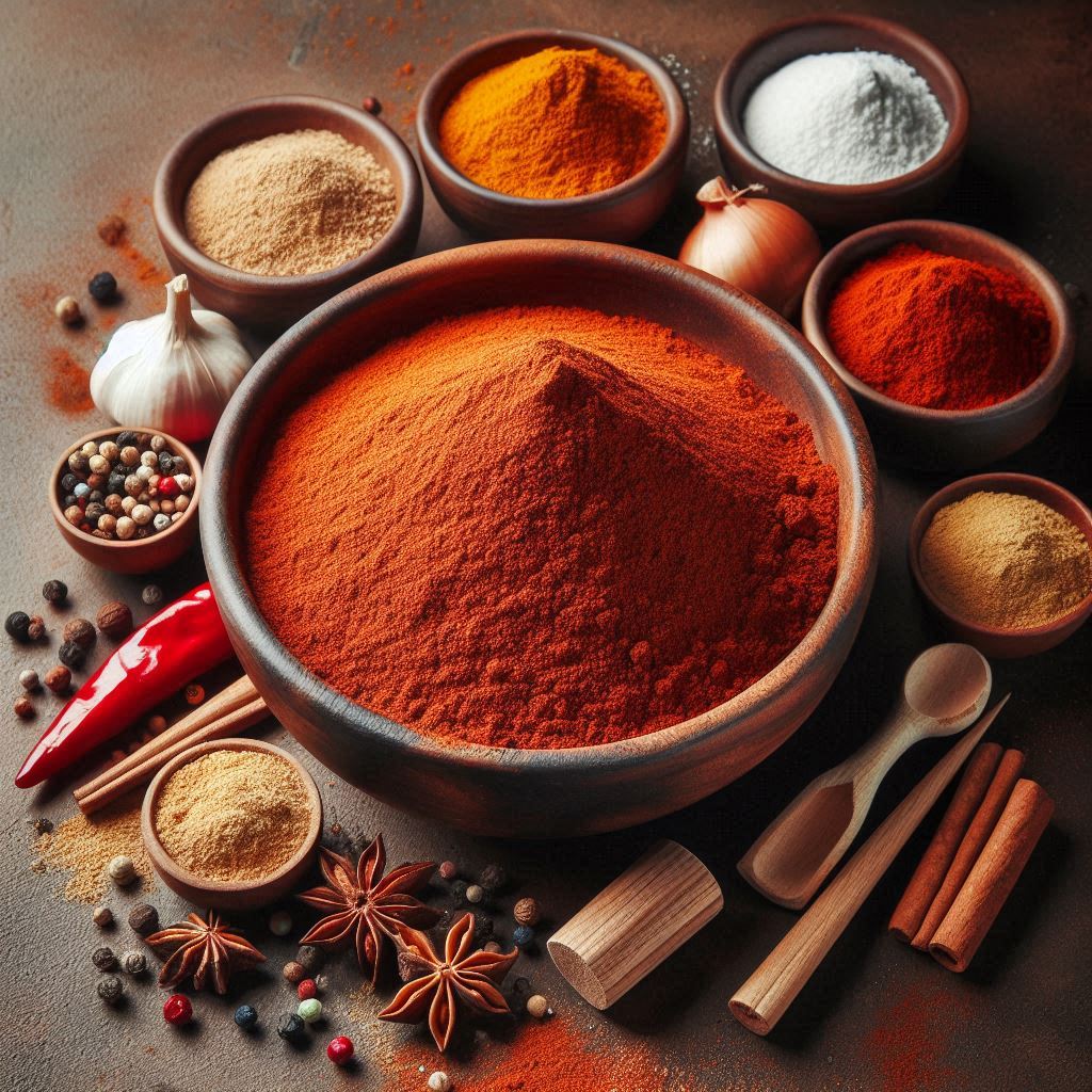 Spicy BBQ Dry Rub in a bowl – a smoky and zesty seasoning blend for meats, available at SpiceHouse.lk